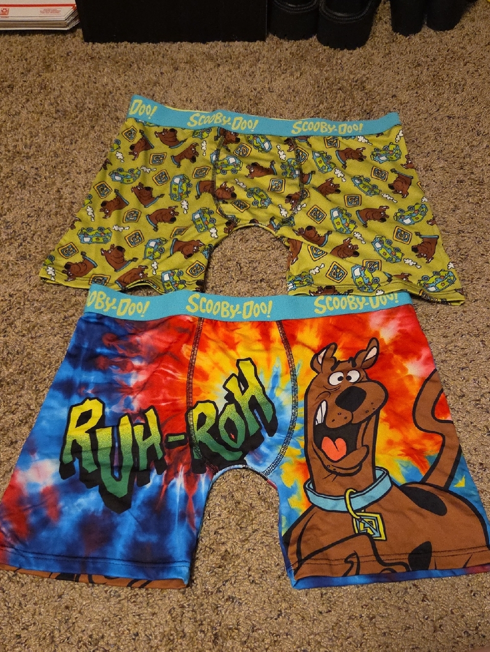 Men's Scooby Doo Multicolor Boxer Briefs Set Of 2